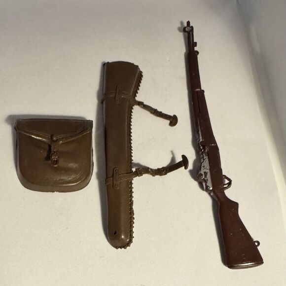 Vintage Planet Of The Apes Accessories Rifle, Satchel, Holster For 12” Figures